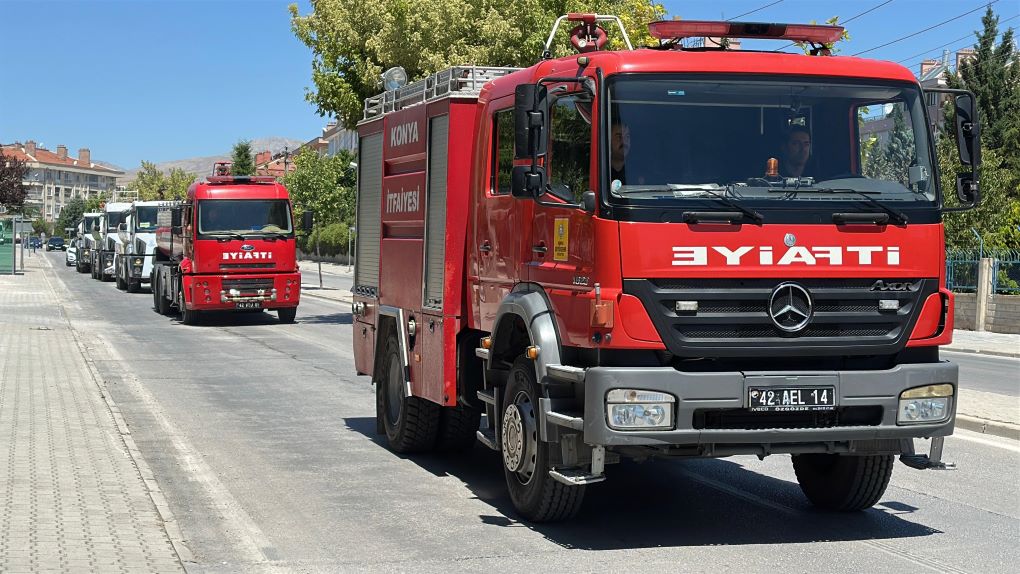 Konya’dan Çeşme’ye Destek! Yangın Bölgesine Ekipler Sevk Edildi!