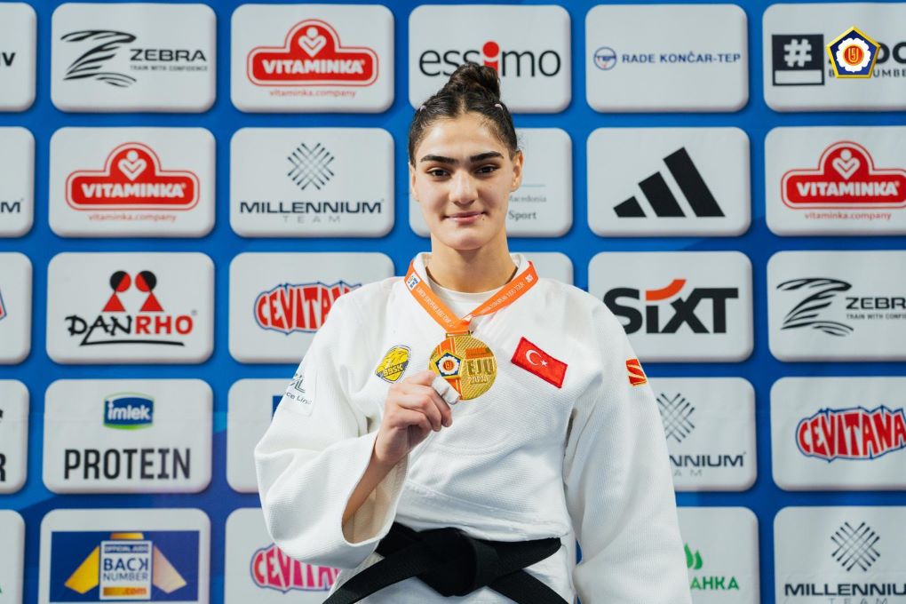 Konyalı Judocu Sinem Oruç’tan Üsküp’te Tarihi Zafer!