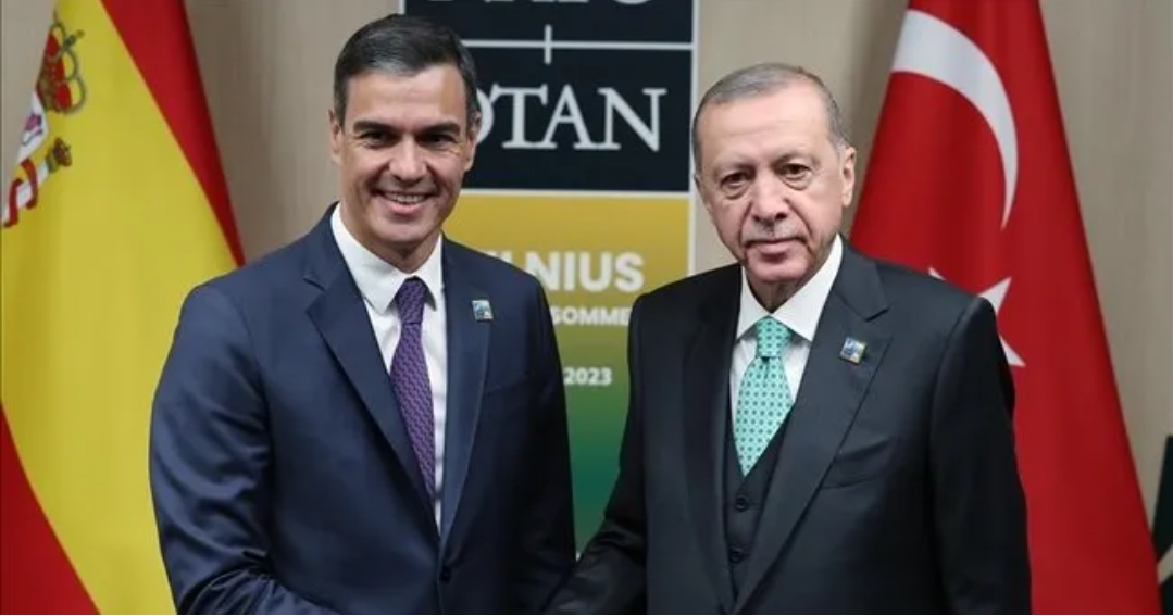 Cumhurbaşkanı Erdoğan, İspanya Başbakanı Sanchez ile görüştü!