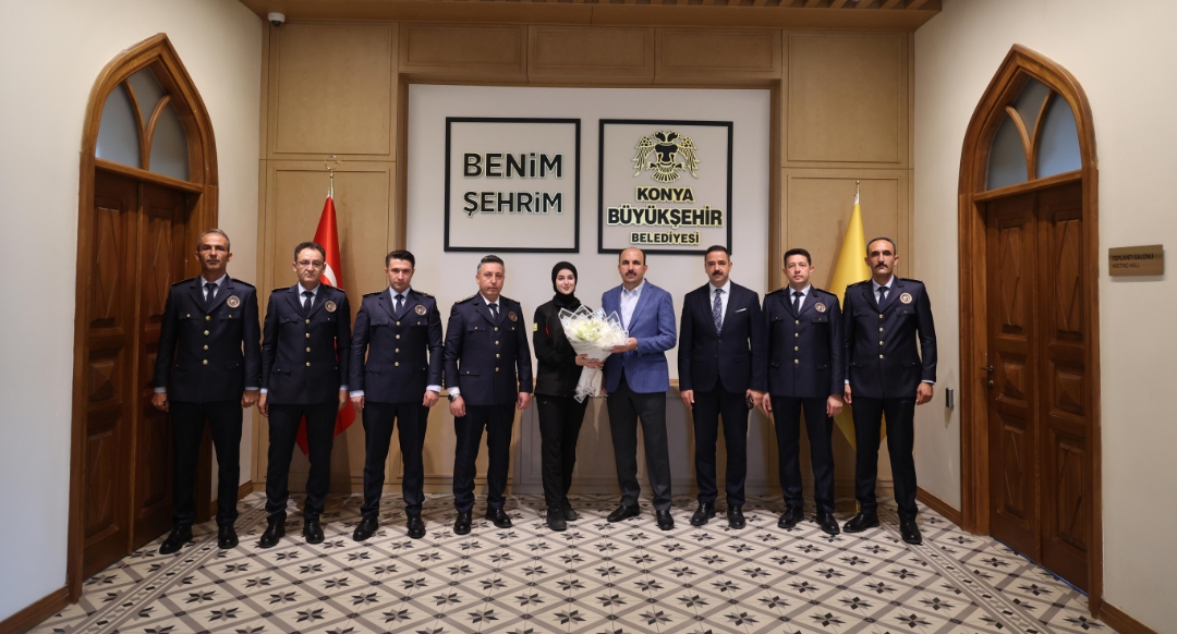 Konya İtfaiyesinden Başkan Altay’a Ziyaret!