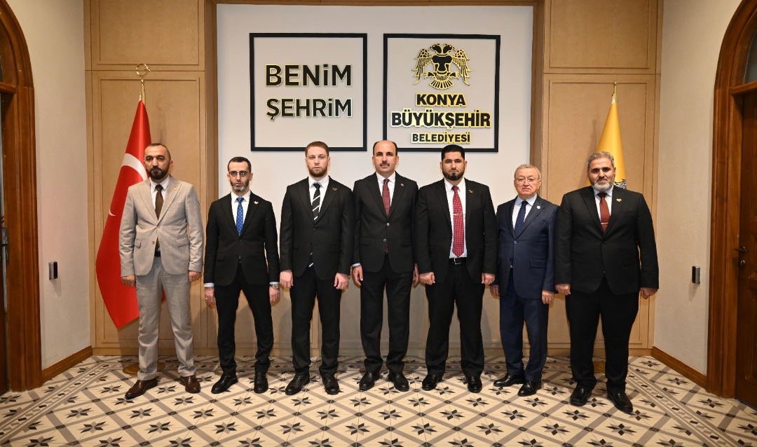 UCLG-MEWA kongresi için Konya’ya gelen Suriyeli heyet Başkan Altay’ı ziyaret etti