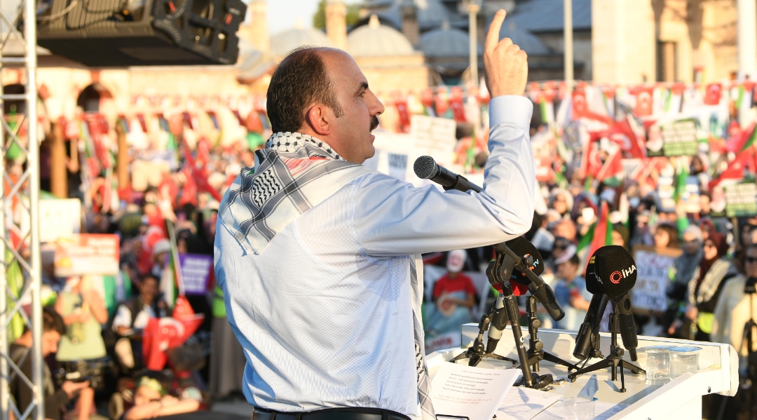 Başkan Altay Gazze’deki soykırımın yıl dönümünde tüm Konyalıları yürüyüşe davet etti!