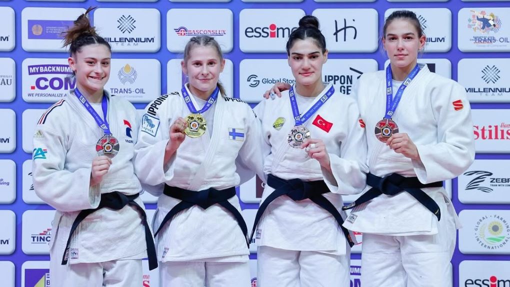 Judoda Konya Rüzgarı: Sinem Oruç Avrupa Üçüncüsü Oldu
