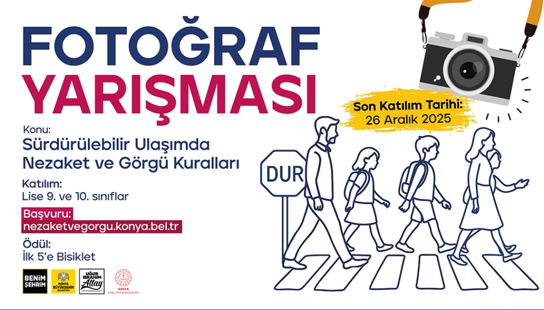 Konya Büyükşehir’den Öğrencilere “Ulaşımda Nezaket” Temalı Yarışma