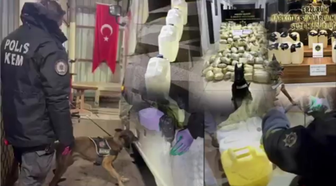 Mersin ve Erzurum’da Uyuşturucuya Geçit Verilmedi: 447,5 Kilo Uyuşturucu Ele Geçirildi
