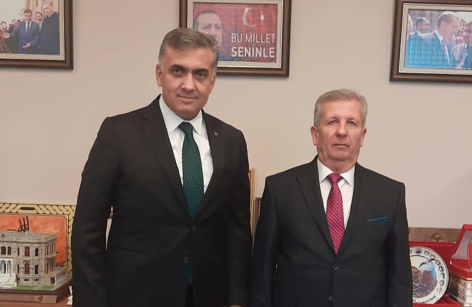 Muhtar Aytekin Kozanay Dr. Serdar Kalaycı’ya Nezaket Ziyaretinde bulundu