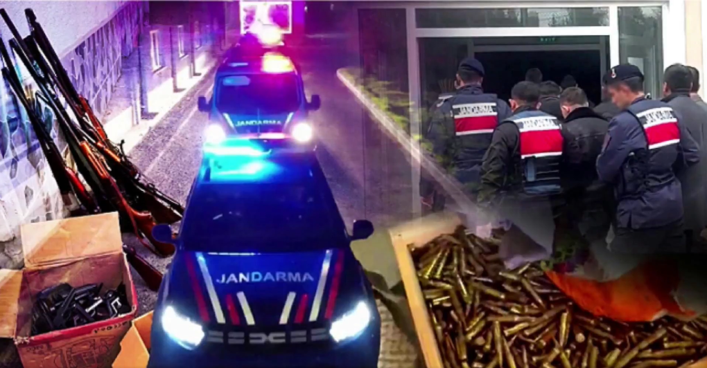 Konya Dahil 14 İlde Silah ve Mühimmat Kaçakçılığına Darbe! 202 Şüpheli Yakalandı!