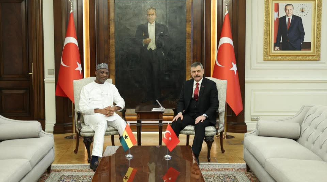 İçişleri Bakanı Mustafa Çiftçi Ganalı Mevkidaşını Ağırladı