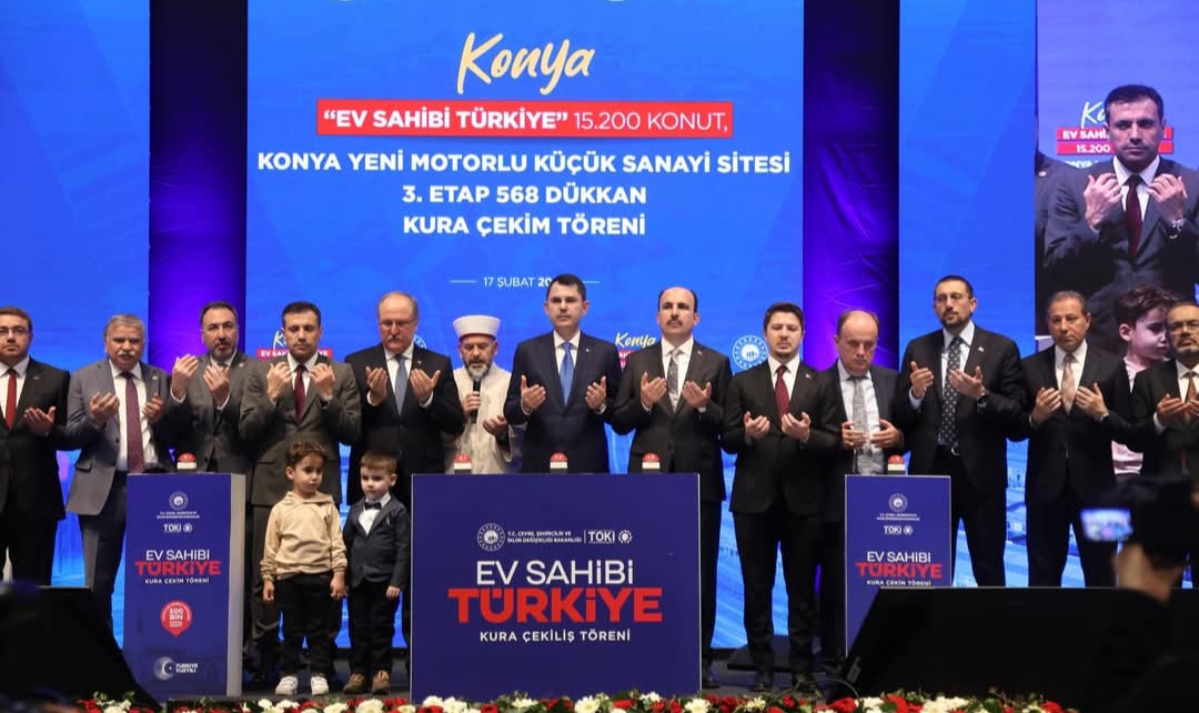 Konya’da 15 Bin 200 Konut Ve 568 İş Yeri İçin Kura Heyecanı