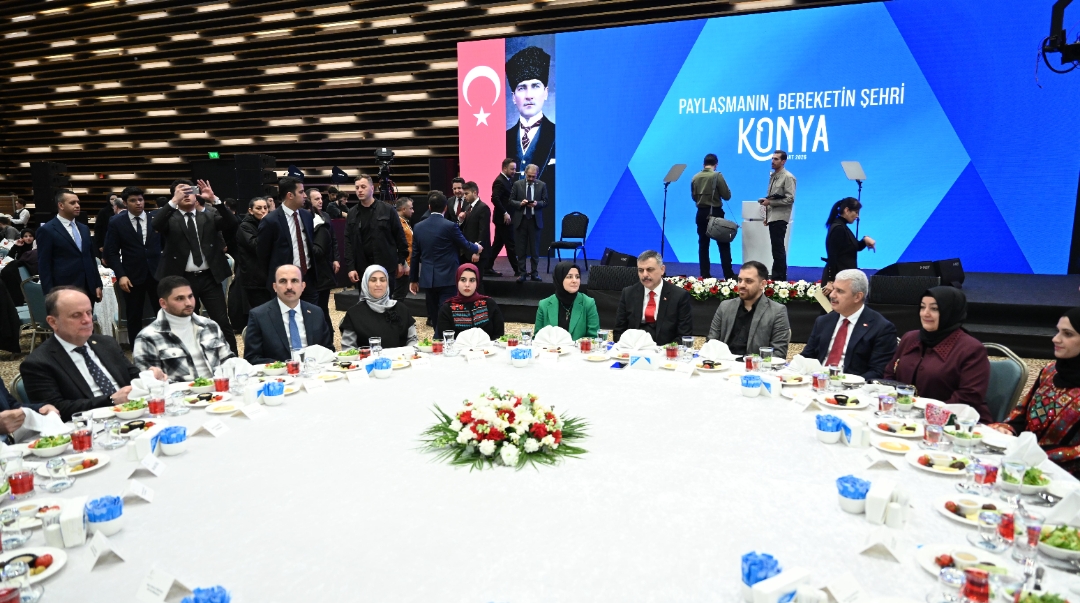 Konya’da Gazze İçin Gönül Sofrası Kuruldu