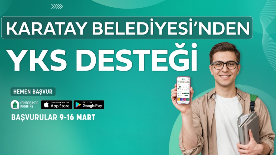 Karatay Belediyesi’nden YKS Adaylarına Sınav Ücreti Desteği