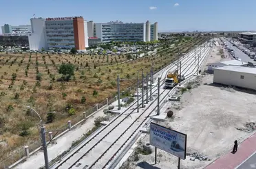 Adliye-Şehir Hastanesi Tramvay Hattında Test Sürüşlerine Geri Sayım