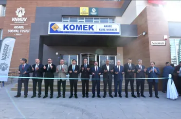 AKABE SOSYAL TESİSİ HİZMETE AÇILDI