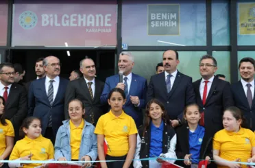  Bakan Bolat Karapınar’da Bilgehane ve Lise Medeniyet Akademisi’nin Açılışını Yaptı