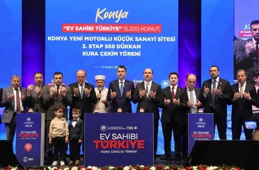 Bakan Murat Kurum Konya’da!15 Bin 200 Konut ve 568 İş Yeri İçin Kura Heyecanı!