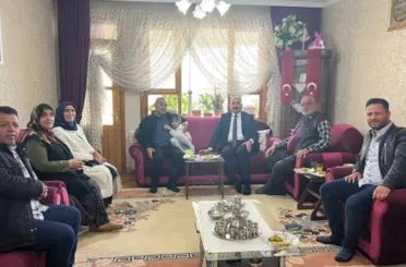  Başkan Altay Ramazan Bayramı’nda Şehit ve Gazi Ailelerini Ziyaret Ett