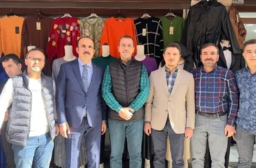 Başkan Altay Şehir Merkezinde Esnafları Ziyaret Etti