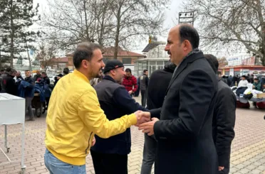 Başkan Altay Selçuklu Motorlu Vasıtalar Sanayi Camii’nde Vatandaşlarla Buluştu