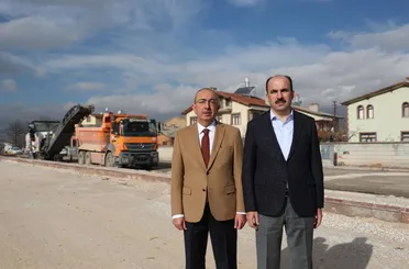 Başkan Altay ve Başkan Kavuş Necmettin Erbakan Caddesi’ni İnceledi