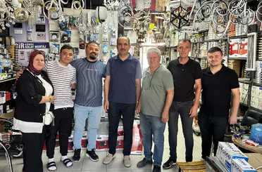 Başkan Altay’dan İstanbul Caddesi’nde Esnaf Ziyareti