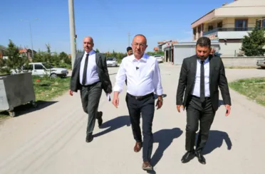 Başkan Kavuş, Alakova Mahallesi'nde sokak sokak çalışmaları yerinde inceledi!