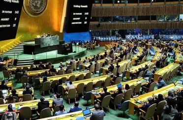 BM'de Filistin karar tasarısı onaylandı! 143 ülke "evet" 9 ülke "hayır" oyu kullandı!
