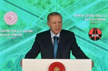 Cumhurbaşkanı Erdoğan, Konya Çevre Yolu’nun 2. Kesimini Hizmete Açtı!
