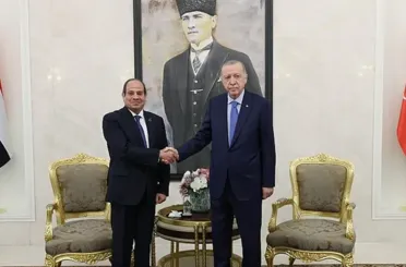 Cumhurbaşkanı Erdoğan: Türkiye ve Mısır, Filistin meselesinde ortak bir duruş sergilemektedir!