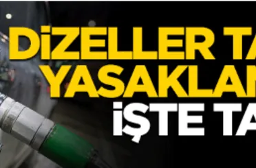 Dizeller tamamen yasaklanacak! İşte o tarih