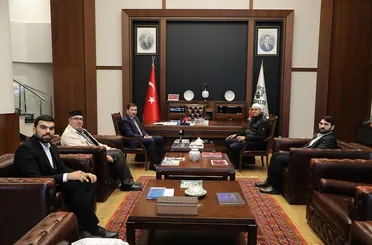 Hasan Kılca, Filistinli Alimler Birliği Heyetini Ağırladı!