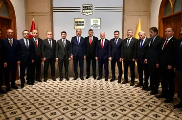 İçişleri Bakanı Çiftçi Konya’da Başkan Altay’ı Ziyaret Etti