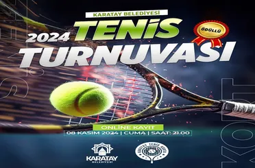 Karatay Belediyesi’nden Ödüllü Tenis Turnuvası!
