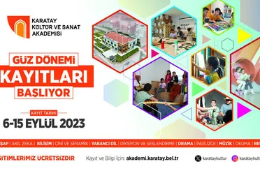 Karatay Kültür Ve Sanat Akademisi Güz Dönemi Kayıtları Başladı