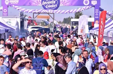 Karatay Lavanta Günleri renkli görüntülere sahne oldu