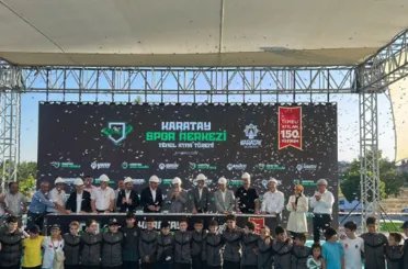  Karatay Spor Merkezi'nin temeli atıldı.