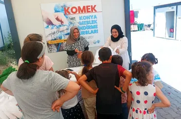 KOMEK Mensupları ve Mezunları Derneği Bayramda Hatay’da Çocukları Sevindirdi