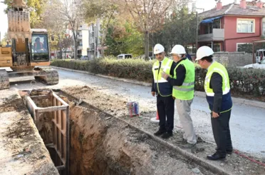 Konya Büyükşehir Ahmet Özcan Caddesi’nde Altyapıyı Yeniliyor!