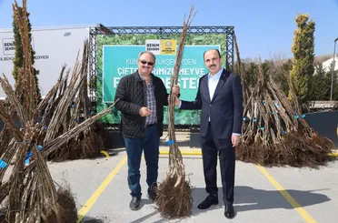 Konya Büyükşehir Belediyesi’nden Çiftçilere Fidan Desteği!