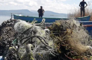Konya'da balıkçıların hayalet av mesaisi