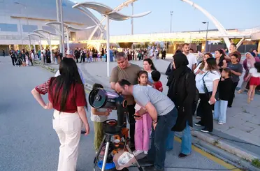Konya’da Gökyüzü Heyecanı: Bilim Meraklıları Teleskoplarla Gezegenleri Gözlemledi