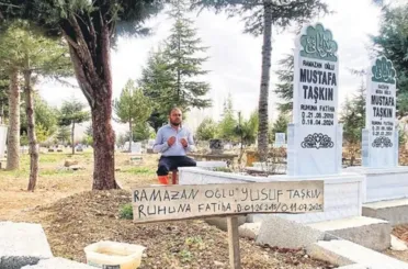 Konya'da İki Oğlunu Kaybeden Baba, Onlardan Ayrılmamak İçin Mezarlıkta Çalışıyor!