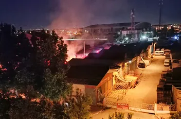 Konya'da Kısa Süreli Yangın Paniğe Neden Oldu!