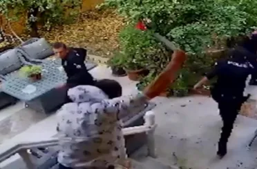 Konya'da polis memuruna bıçaklı saldırı! Polis memuru ağır yaralı!