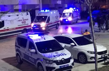 Konya'da silahlı kavga: 8'i polis 12 kişi yaralandı
