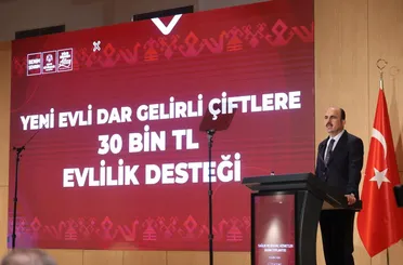 Konya’da Yeni Evlenen Gençlere 30 Bin Lira Nakdi Destek