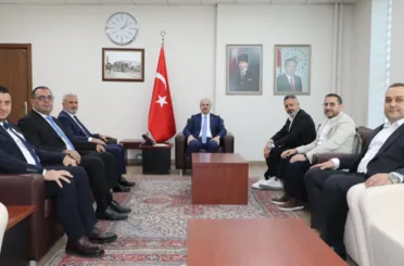 Konyaspor yönetimi Vali İbrahim Akın’ı ziyaret etti!