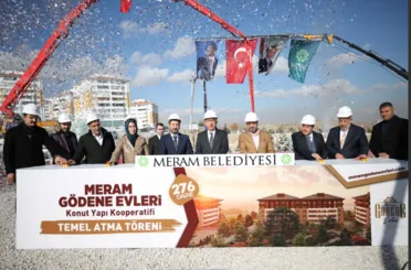 Meram Gödene Evleri’nin Temeli Atıldı