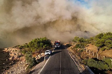 Mersin yangınında ikinci gün: Alevlere müdahaleler devam ediyor
