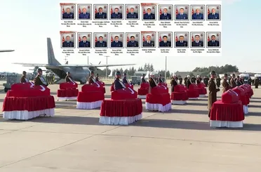 Mürted Hava Üssü'nde Şehitlerimiz İçin Hüzünlü Tören Düzenlendi