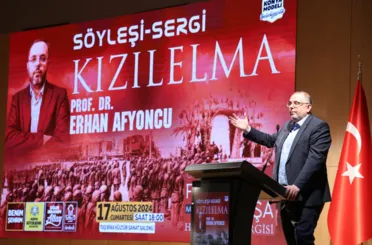 Prof. Dr. Afyoncu’dan Konya Büyükşehir Taş Bina’da “Kızılelma” Söyleşisi